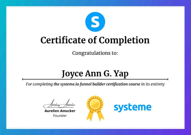 Systeme.io Certified Funnel Builder